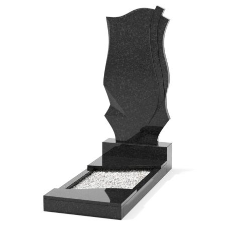 Одиночный памятник A-05 100х50х8 2/3 закрытого цветника